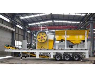 Tracked Mobile Concrete Crusher: High Efficiency Jaw Stone Crusher