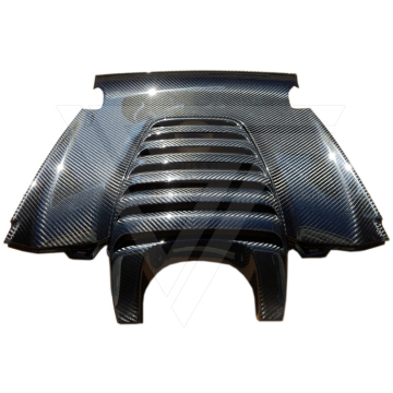 Carbon Fiber Engine Cover and Rear Exhaust Panel Vent Set for McLaren MP4-12C 2012-2014