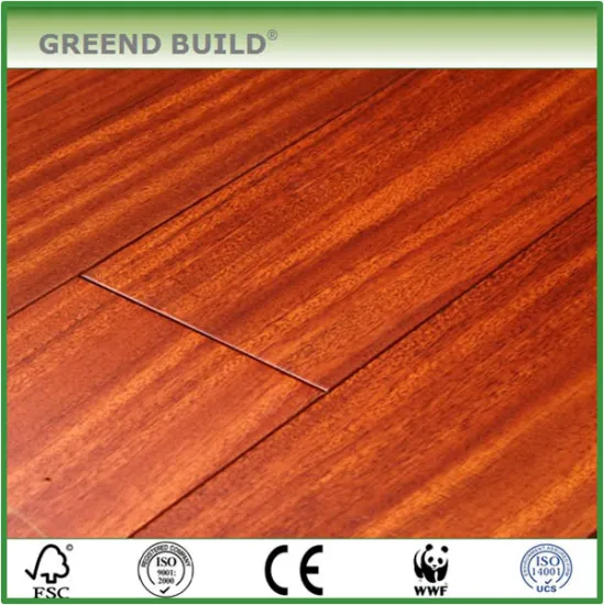 Solid wooden Iroko parquets flooring