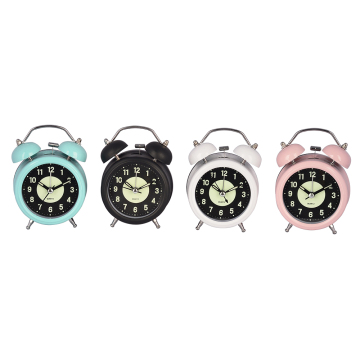 Luminous Dial Bell Alarm Clock Glow in Dark