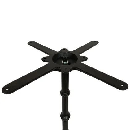 Cast Iron Three Claws with Adjustable Feet Solid Column Bar Table Base