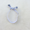 Brittisk stil Bow elastisk hår band för kvinnor och flickor eleganta hästsvans innehavaren hår band