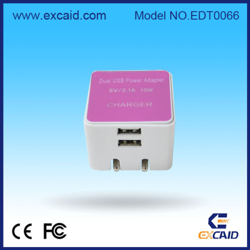 Dual USB Wall Charger 2.1A