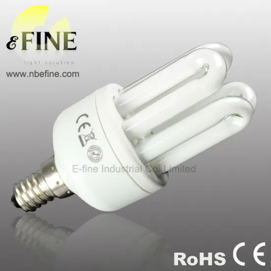 energy saver lamp 4U 20W E27 T3 U shape CE ROHS ERP