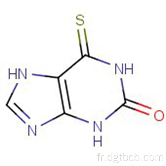 6-thioxanthine jaune clair au liquide beige foncé
