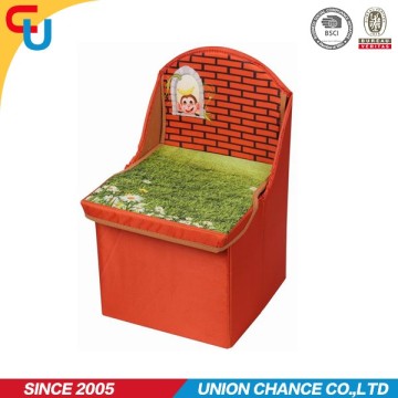 hot selling new design ottomanchildren folding foldable animal print kids chair