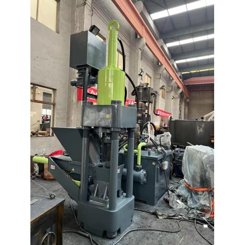 Vertical Scrap Cast Iron Chip Press Briquetting Machine