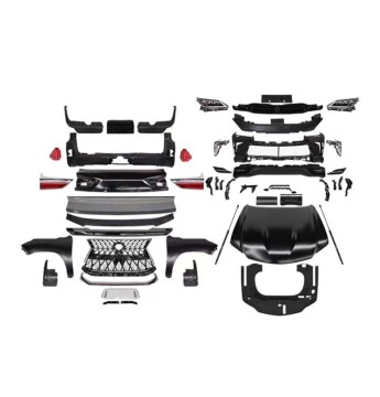 Brand Upgrade Lexus Facelift Body Kit for LX570 2008-2015 to 2022 Bumper Grille Grill Set Side Skirt