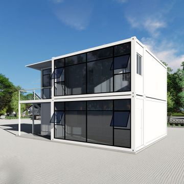 Prefab rezydencji modułowe domy z 3 sypialniami podwójna kondygnacja
