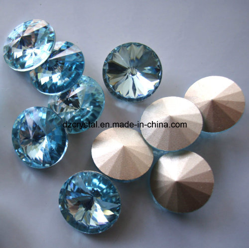 Decorative Point Back Rivoli fancy stones for Jewelry Accessories From China Supplier