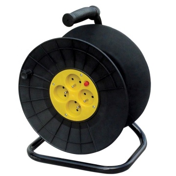 French 4 Way Electrical Outlet Adapter Extension Cord 16A 250V Cable Reel