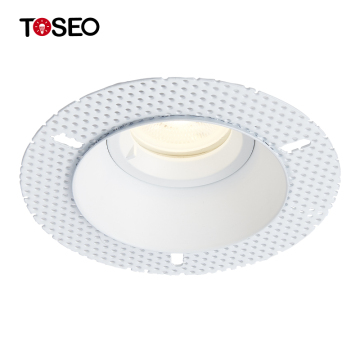 Toseo Nowoczesne światło sufitowe LED: Regulowane, przeciwglarze, zagłębione w dół z wodoodporną konstrukcją IP65 w temperaturze kolorów 4000k