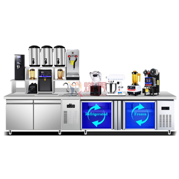 ชุดอุปกรณ์ชาฟองเชิงพาณิชย์ชุด: Popping Boba Machine and Milk Tea Making Tools