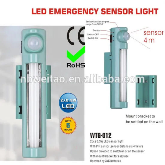 3XC Battery PIR sensor LED emergency light