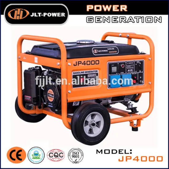 Best price! 6.5hp gasoline generator with pure copper winding and Hyundai Electric Generator spare parts JP4000 from JLT Power