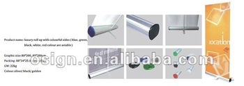 luxury roll up with colourful side