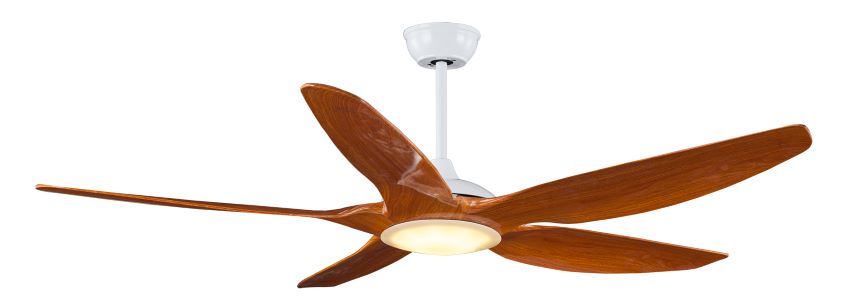 Lâmpada de ventilador decorativa moderna de 60 polegadas com 6 lâminas