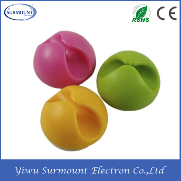 Universal desktop mini silicone wire clip Multi-function silicone cable rope clips