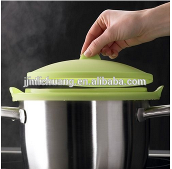 New design portable folding heat resistance silicone vegetable steamer