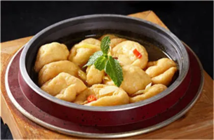 Fried tofu with fish paste Fish Curd