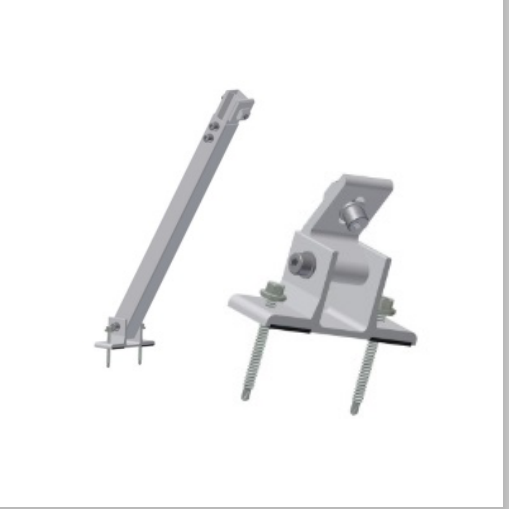 Adjustable aluminum solar PV mounting system