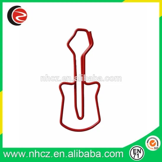 guitar shaped paper clip