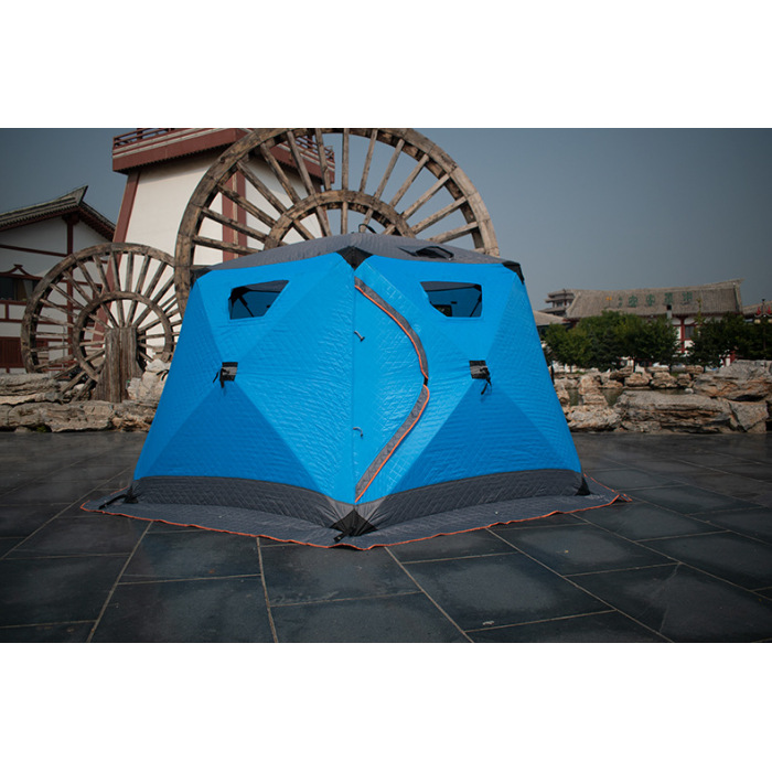 ਠੰਡੇ ਮੌਸਮ ਲਈ 6-ਪੈਨਲ ਸਰਦੀਆਂ ਦੀ ਬਰਫ ਫੜਨ ਤੰਬੂ