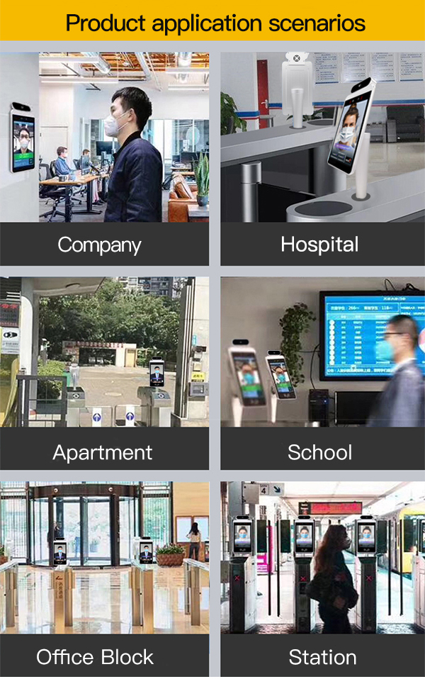 AI Face Recognition Thermometer Applications