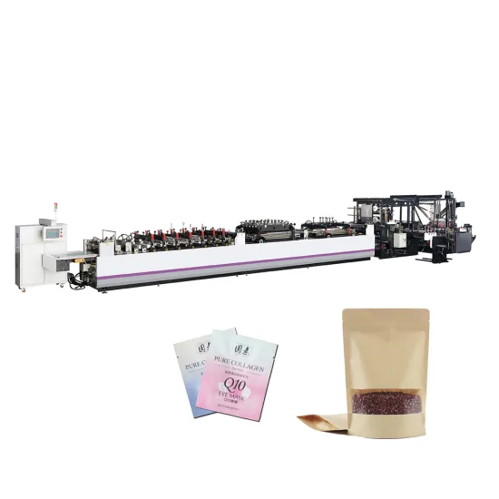 ZUD-600 High Speed Three Side Sealing Zipper Pouch Making Machine