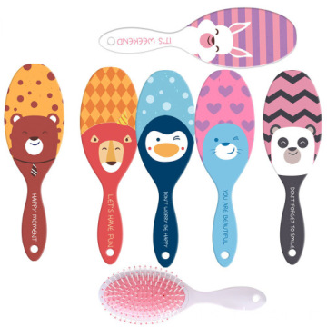 Animal Printed Hair Brush with Square Shape Airbag Comb