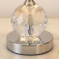 Cordless Glass Orb Lamp Multi-Color Bedside Accent