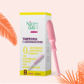 Nicdey LeakGuard Braid Tampon Aplicador regular sem século