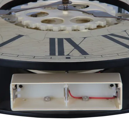14 Inch Wood Gears Hanging Clocks