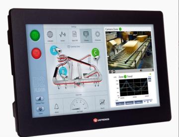 Unitronics Unistream 15.6" CPU + Colour touch HMI panel +PLC