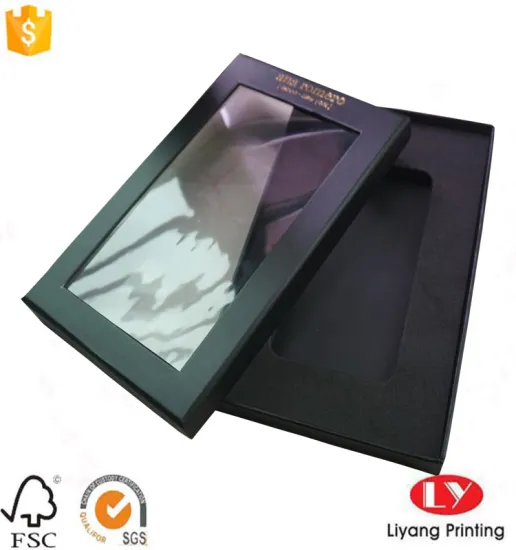 Black Paper Cell phone Packaging Gift Box