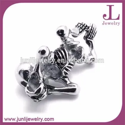 Stainless Steel Skull King Crown Pendant