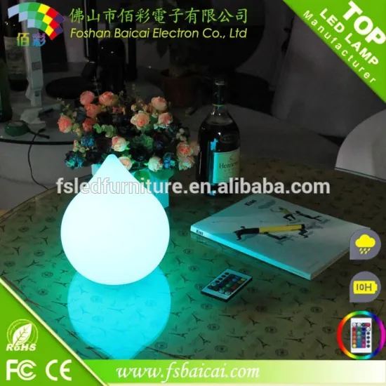 Water droplets shape tiny tiny illumination led bar table light/led indoor lights