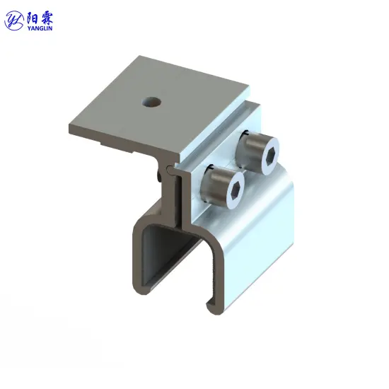 Non Penetration Solar Clamp for Metal Roof Klip Lok 700 Mounting Systems