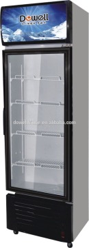 Dowell 24v solar dc glass display showcase 269liters LD-269