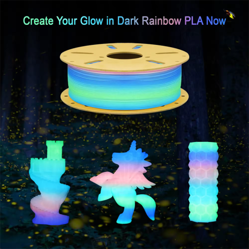 Glow in The Dark Color-Changing PLA Filament