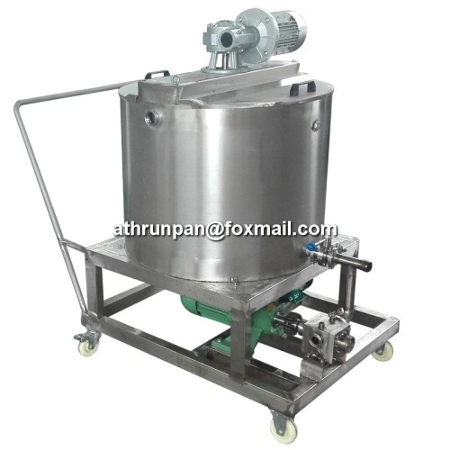 hotsale movable small chocolate melting tank chocolate pump system