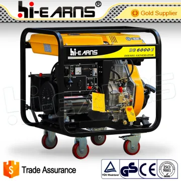 5kw open frame type portable diesel generator prices