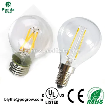 Hot sale 2016 best price 360 degree 6w 4w G45 dimmable led filament bulb light e27 custom filament bulb