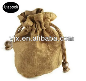 The best jute bag draw string sale