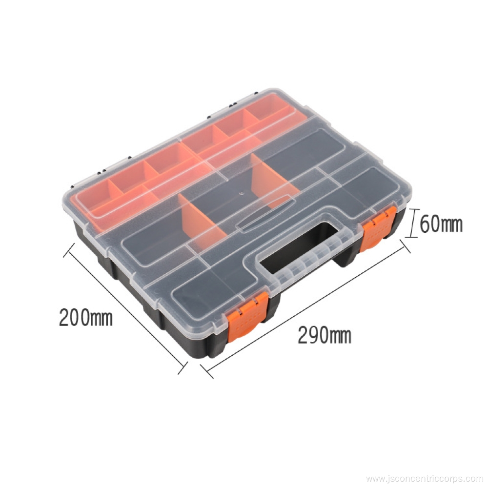 Variable storage compartment tool parts box