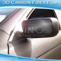 Air Free Car Wrapping Black 3D Carbon Fiber Vinyl Film
