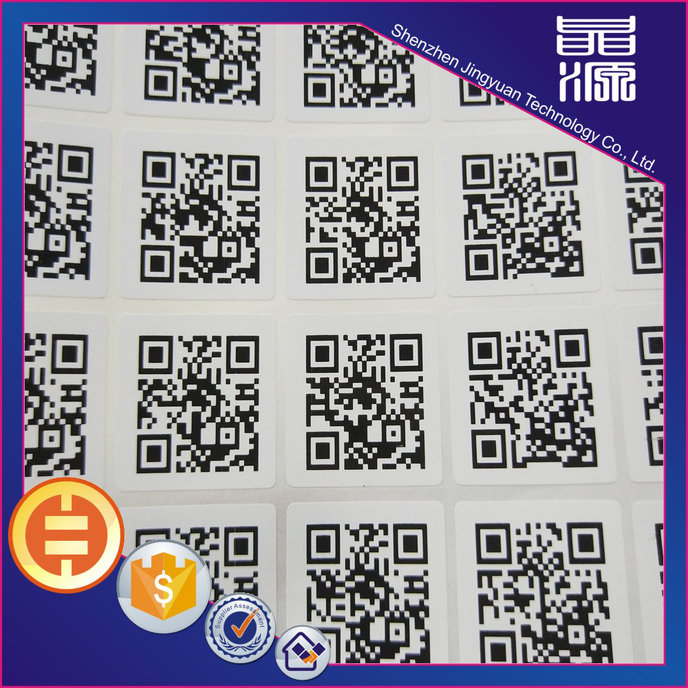 Custom Self Adhesive QR Security Label