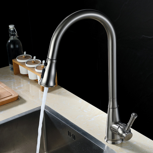  Custom 304 Copper Single Handle Kitchen Sink Faucet Supplier