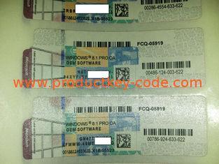 Windows 8 Product Key Sticker For Windows 8.1 Professional