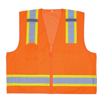 Customisierte Fluoreszenzklasse-2-Sicherheitsweste mit hoher Sichtbarkeit